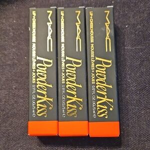 MAC Cosmetics Powder Kiss Lip + Cheek Mousse Trio